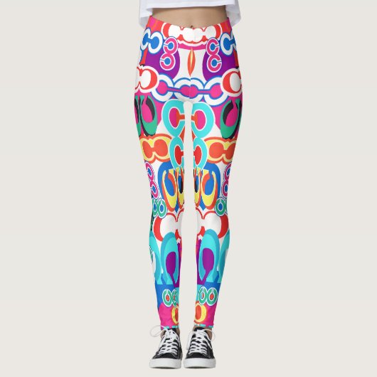 Multicolor leggings innovative designer-inspired  (Voorkant)