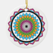 Multicolor Lotus Keramisch Ornament (Voorkant)