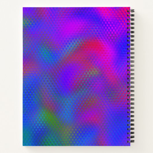 Multicolor Madness Spiral Notebook Notitieboek (Achterkant)