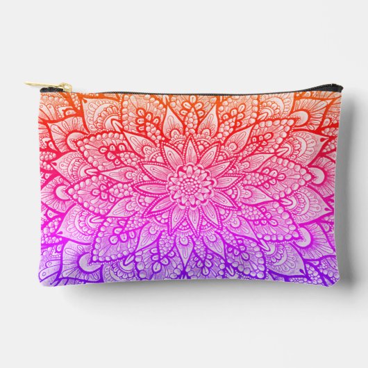 Multicolor Mandala-ontwerp originele kunst Etui (Voorkant)