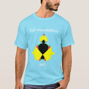 Multicolor Mandelbrot Set Fractal Pop Art Style T-shirt