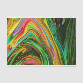 Multicolor marble Art-themapapier, kleurengolf Tissuepapier