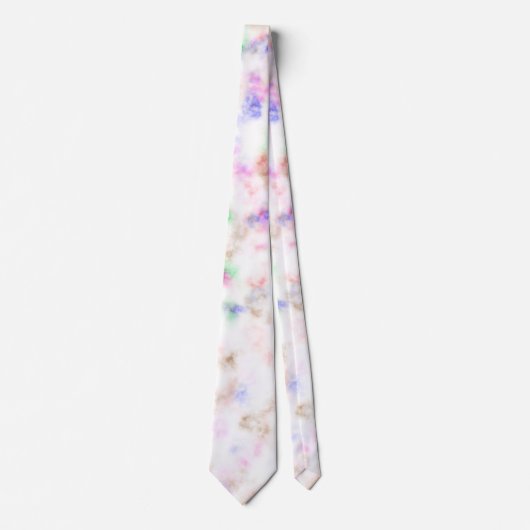 Multicolor Marble Pattern Stropdas (Voorkant)