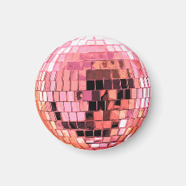 Multicolor metalen disco bal magneet