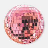 Multicolor metalen disco bal magneet (Voorkant)