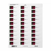 Multicolor Mix Avery Label (Full Sheet)