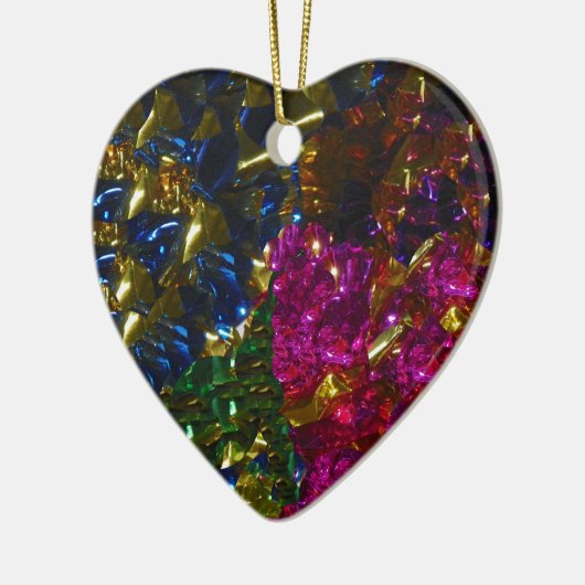 Multicolor Mix Heart Ornament (Links)