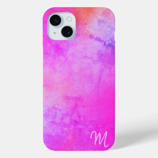 Multicolor Monogram Telefoonhoesje Case-Mate iPhone Case (Achterkant)