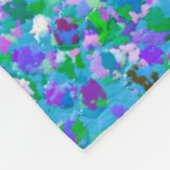 Multicolor Mosaic Modern Grit Glitter #2 Fleece Deken (Hoek)