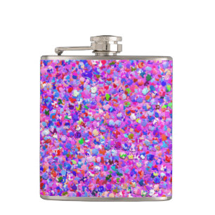 Multicolor Mosaic Modern Grit Glitter #3 Heupfles