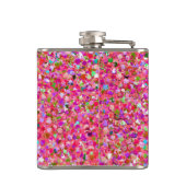 Multicolor Mosaic Modern Grit Glitter #4 Heupfles (Achterkant)