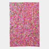 Multicolor Mosaic Modern Grit Glitter #4 Theedoek (Verticaal)