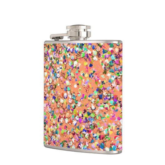 Multicolor Mosaic Modern Grit Glitter #5 Heupfles (Links)