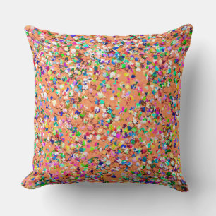 Multicolor Mosaic Modern Grit Glitter #5 Kussen