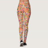 Multicolor Mosaic Modern Grit Glitter #5 Leggings (Achterkant)