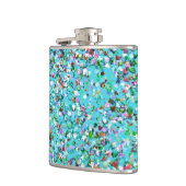 Multicolor Mosaic Modern Grit Glitter #7 Heupfles (Links)