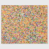 Multicolor Mosaic Modern Grit Glitter #9 Cadeaupapier (Vlak)