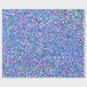 Multicolor Mosaic Modern Grit Glitter Cadeaupapier (Vlak)
