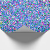 Multicolor Mosaic Modern Grit Glitter Cadeaupapier (Hoek)