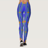 Multicolor naadloos patroon "Ratti_Creative_Arts" Leggings (Achterkant)