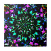 Multicolor neon abstract tegeltje (Voorkant)
