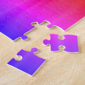 Multicolor Ombre-kleuren, Abstract, uniek Legpuzzel (Zijkant)