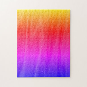 Multicolor Ombre-kleuren, Abstract, uniek Legpuzzel