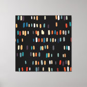 Multicolor onregelmatige rechthoeken canvas afdruk (Voorkant)