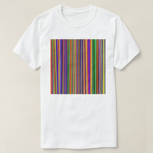 Multicolor ontwerp op witte T-shirt (Design voorkant)
