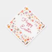 Multicolor Paasachtergrond Vroege Pasen Servet (Hoek)