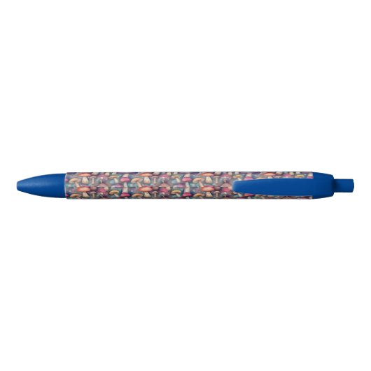 Multicolor paddenstoel w monogram zwarte inkt pen (Achterkant)