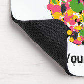 Multicolor Paint Splatter Apple Teacher Muismat (Hoek)