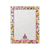 Multicolor Paint Splatter Teacher Notitieblok (Linkerzijde)