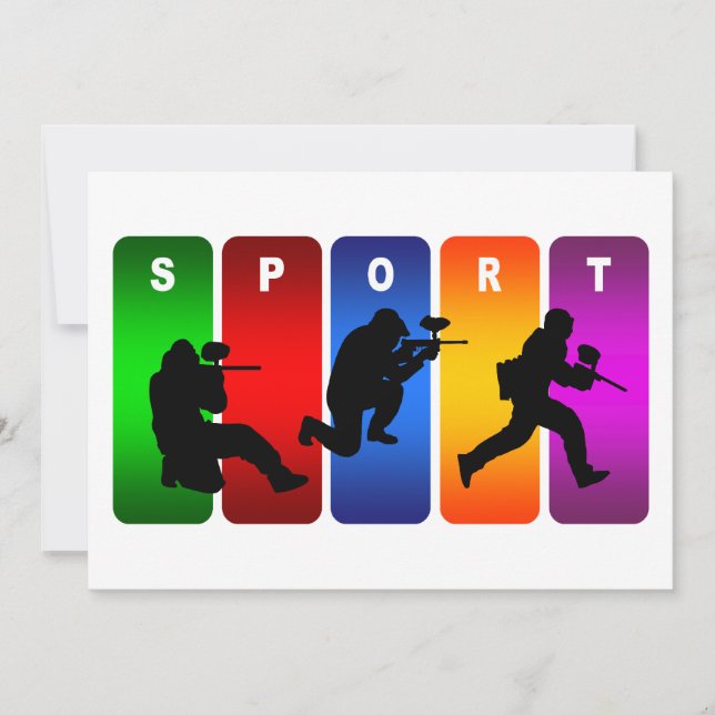 Multicolor Paintball Emblem (Voorkant)