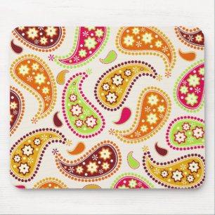 Multicolor Paisley Mousepad Muismat