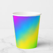 Multicolor Papieren Bekers (Achterkant)