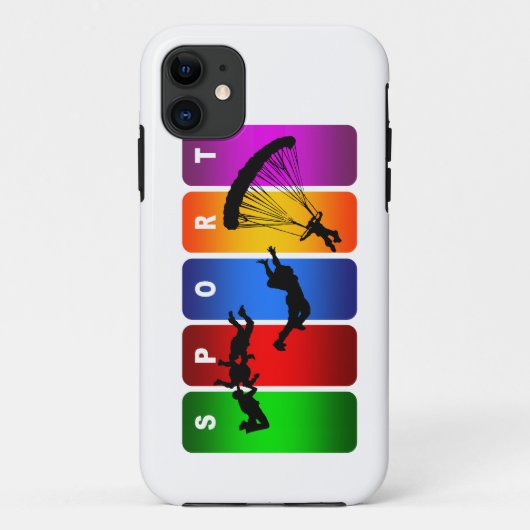 Multicolor Parachuting iPhone 5-Hoesje Case-Mate iPhone Case (Achterkant)
