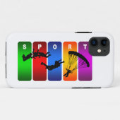 Multicolor Parachuting iPhone 5-Hoesje Case-Mate iPhone Case (Achterkant (horizontaal))