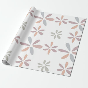 Multicolor Pastel Abstract Bloemrijk Botanisch Cadeaupapier