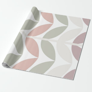 Multicolor Pastel Botanical Abstract Cadeaupapier