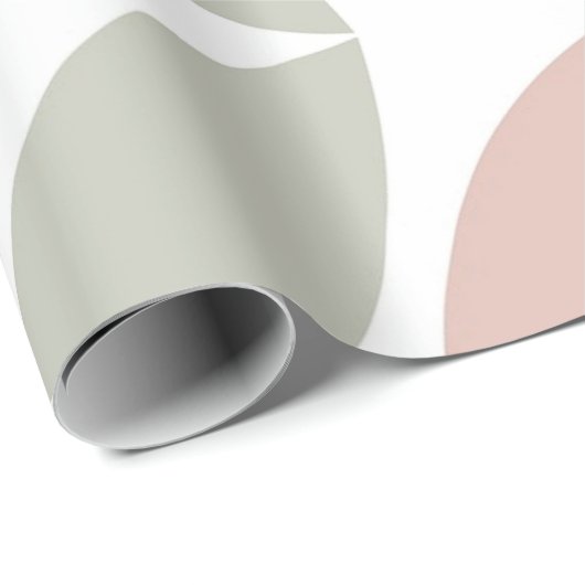 Multicolor Pastel Botanical Abstract Cadeaupapier (Rol Hoek)