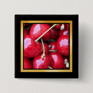 Multicolor-patroon Cadeauobject Vierkante Button 5,1 Cm