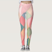 Multicolor patroonontworpen leggings (Voorkant)
