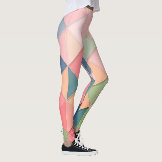 Multicolor patroonontworpen leggings (Rechts)