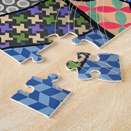 Multicolor Pattern Cat 691 Legpuzzel (Zijkant)
