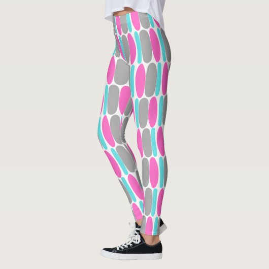 Multicolor Pattern Colorful Shapes Leggings (Links)
