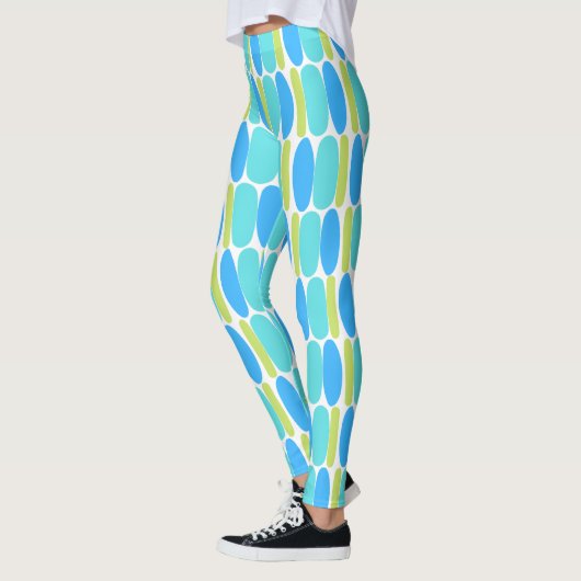 Multicolor Pattern Colorful Shapes Leggings (Links)