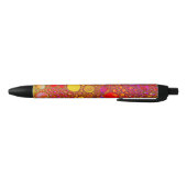 Multicolor Pattern Zwarte Inkt Pen (Bodem)