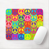 Multicolor Peace Muismat (Met muis)