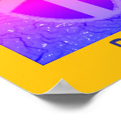 Multicolor Peace Sign Poster (Hoek)